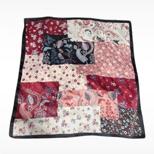 Patchwork Floral Silk Pocket Square - Multi-Color